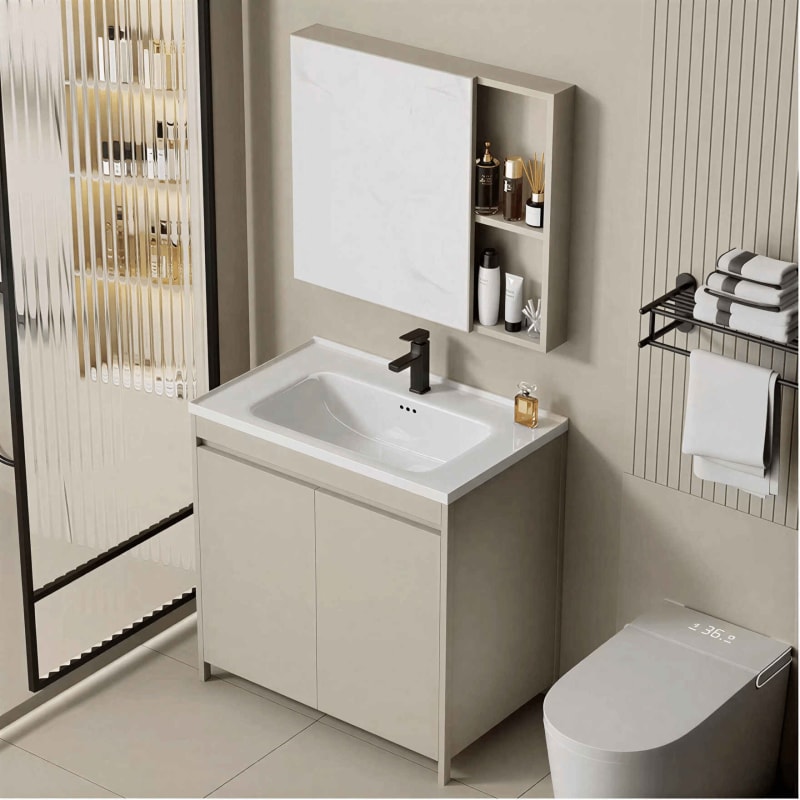 LFBV15 60/80cm wall-mounted bathroom vanity