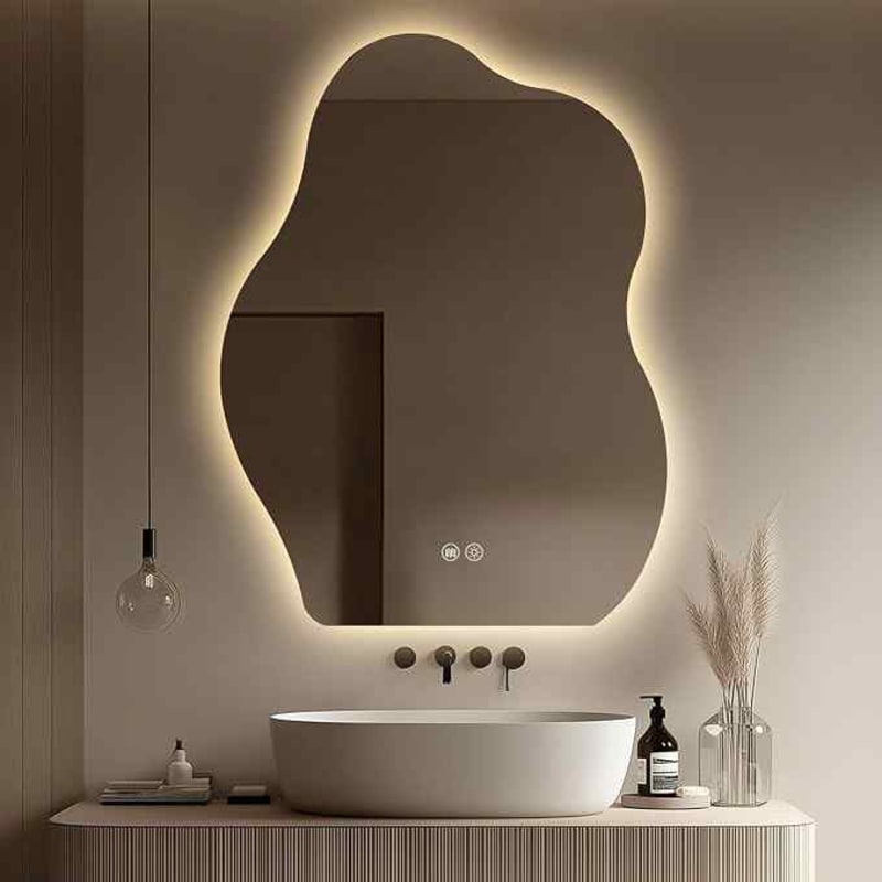 LFBM07 50x70cm LED smart bathroom mirror