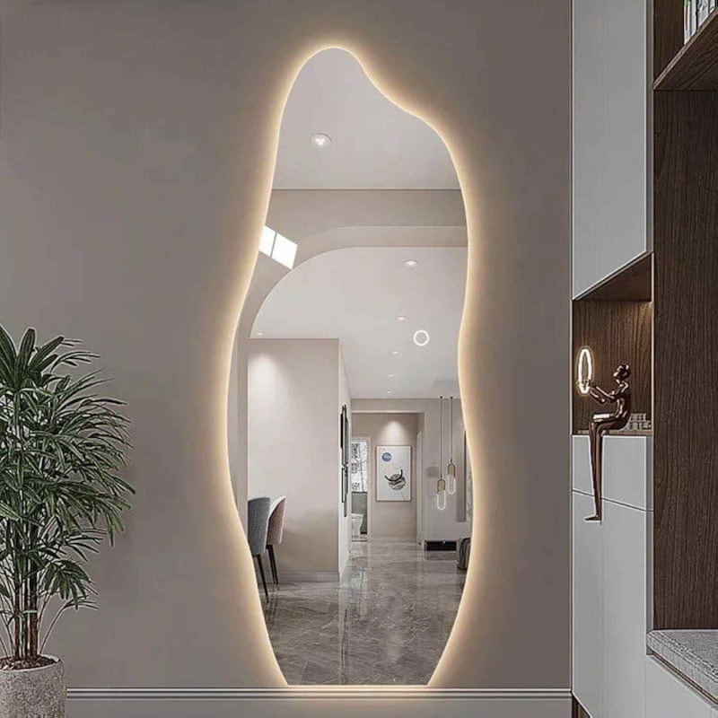 LED smart bathroom mirror model 17 from LOFFO HOME