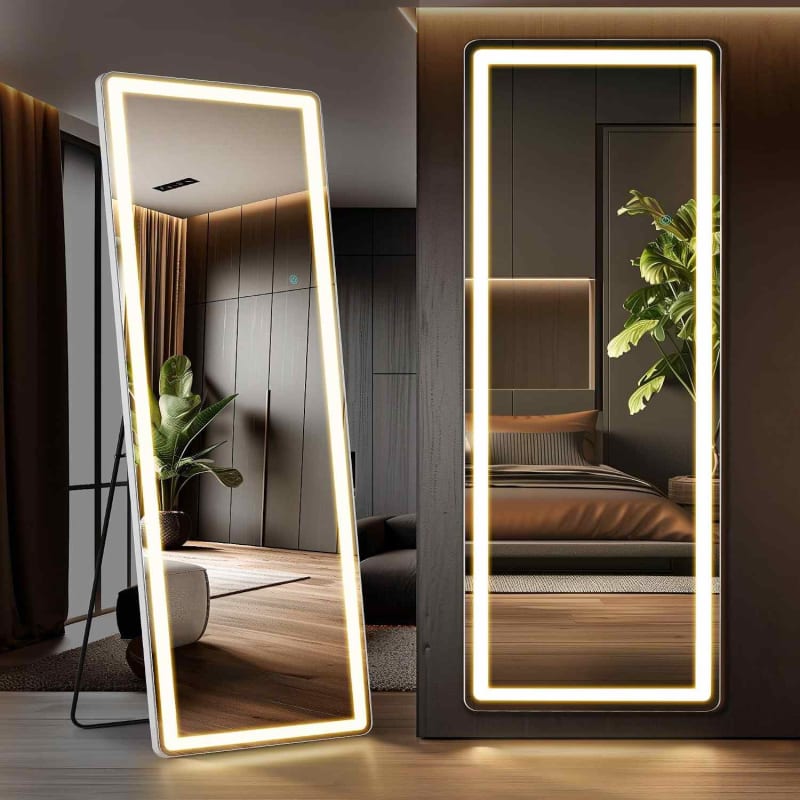 LED smart bathroom mirror model 18 from LOFFO HOME