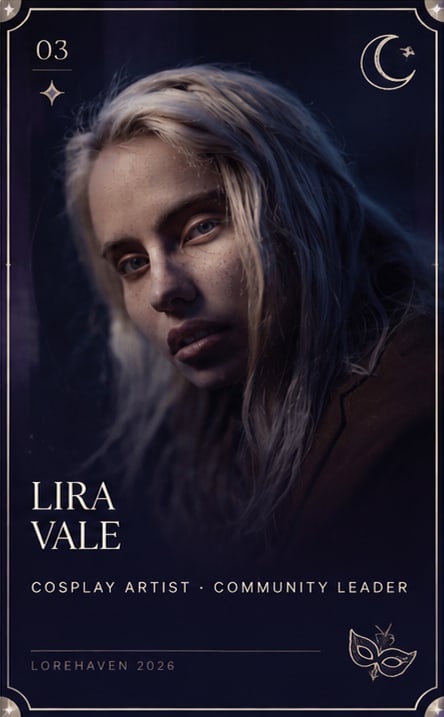 Lira Vale, Cosplay Artist and Community Leader