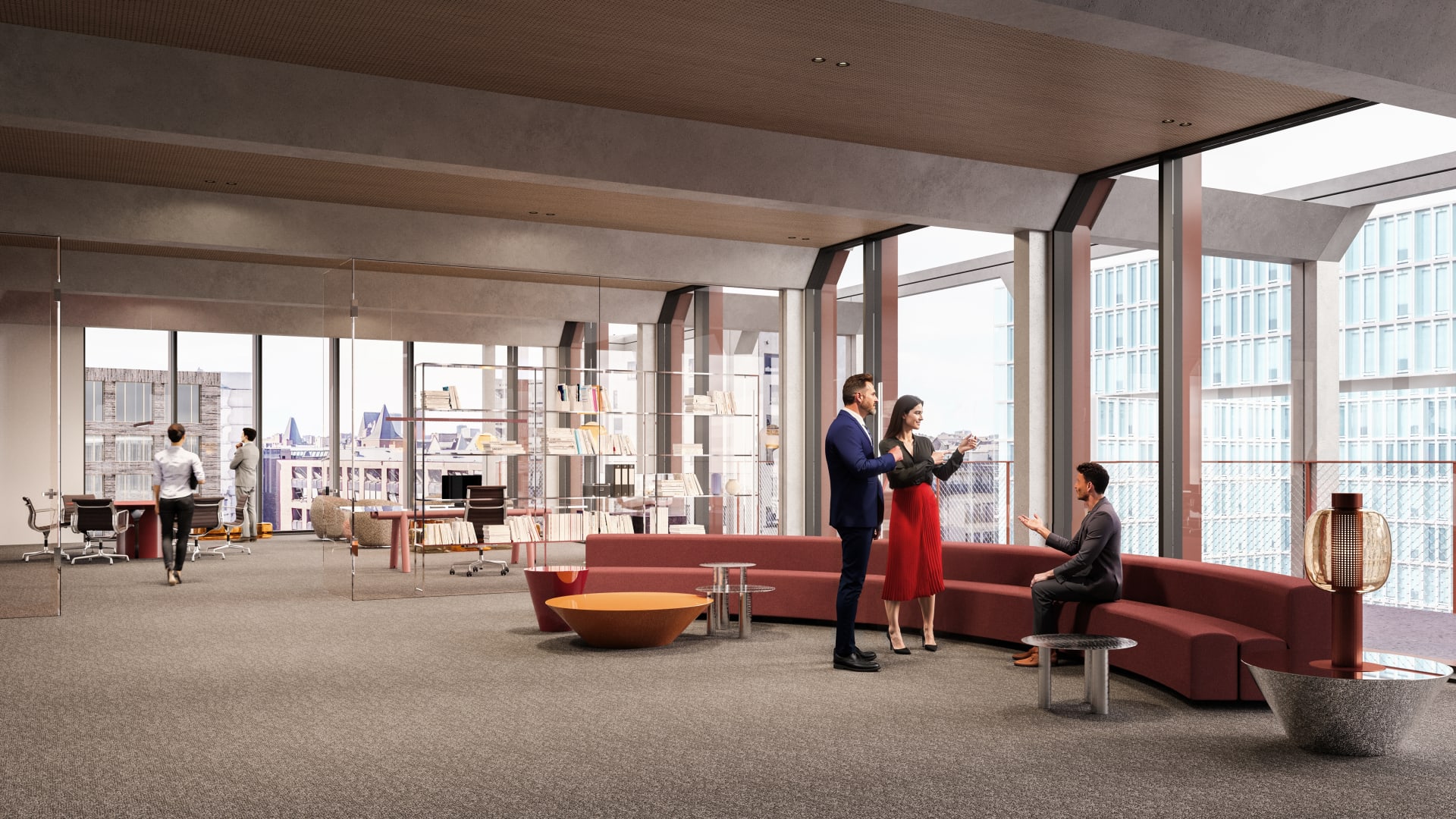 MSC Headquarters interior breakout space