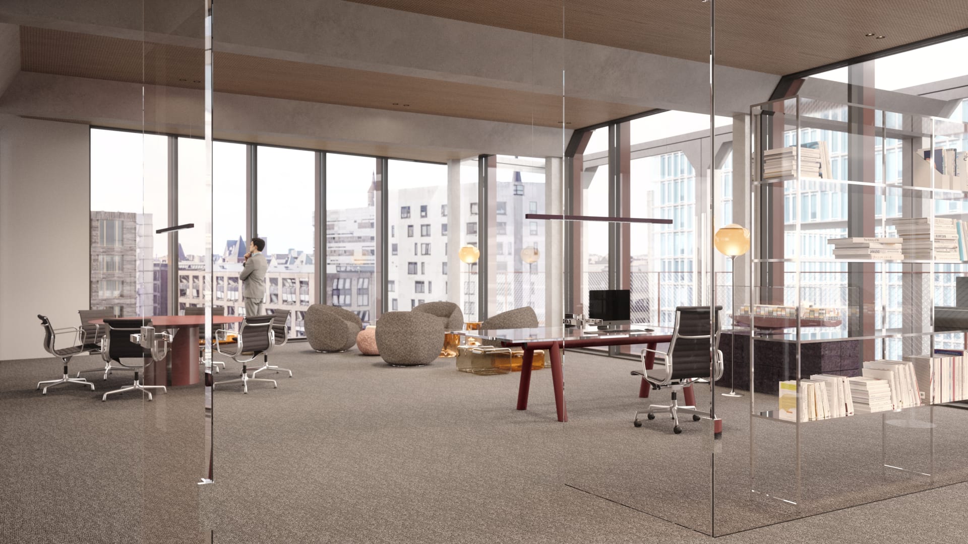 MSC Headquarters interior office lounge