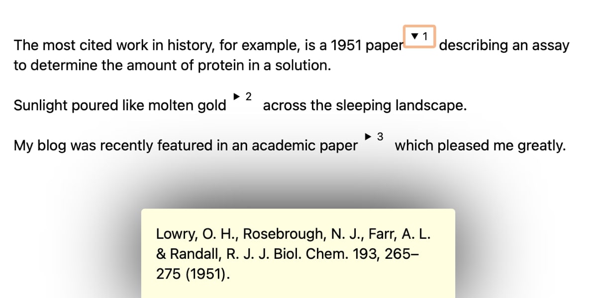 how to make a footnote show all info how to make a footnote show all info