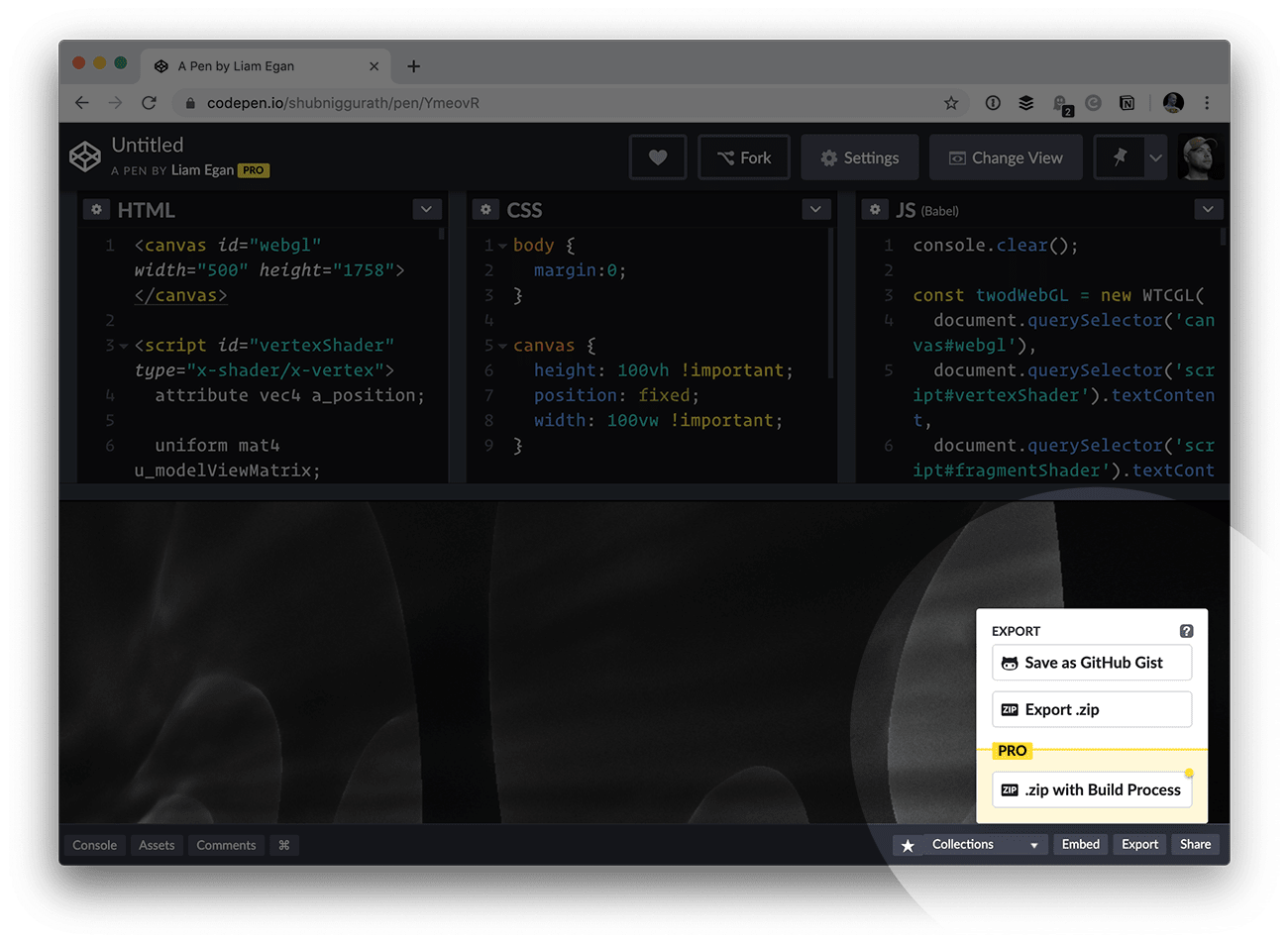 Exporting Pens CodePen Blog