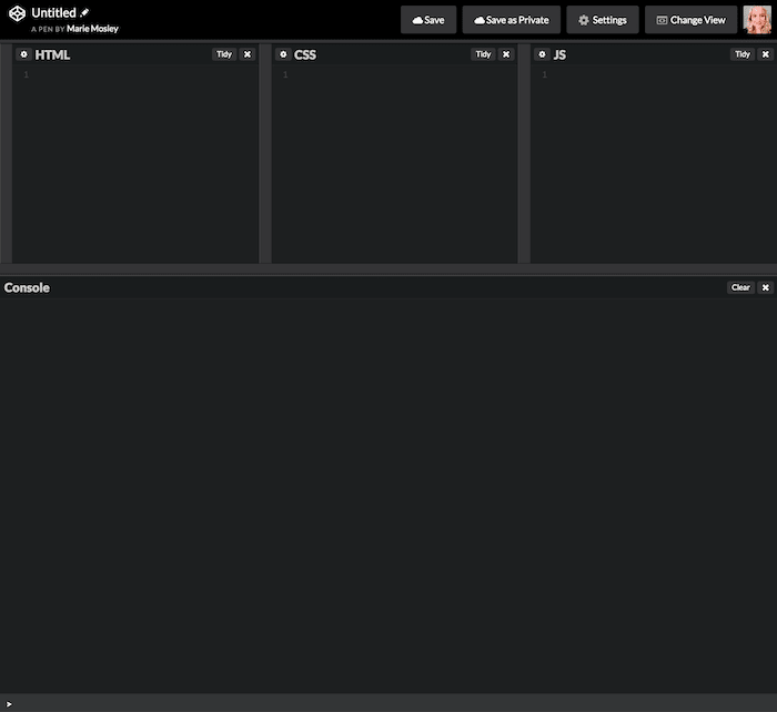 The Console - CodePen Blog