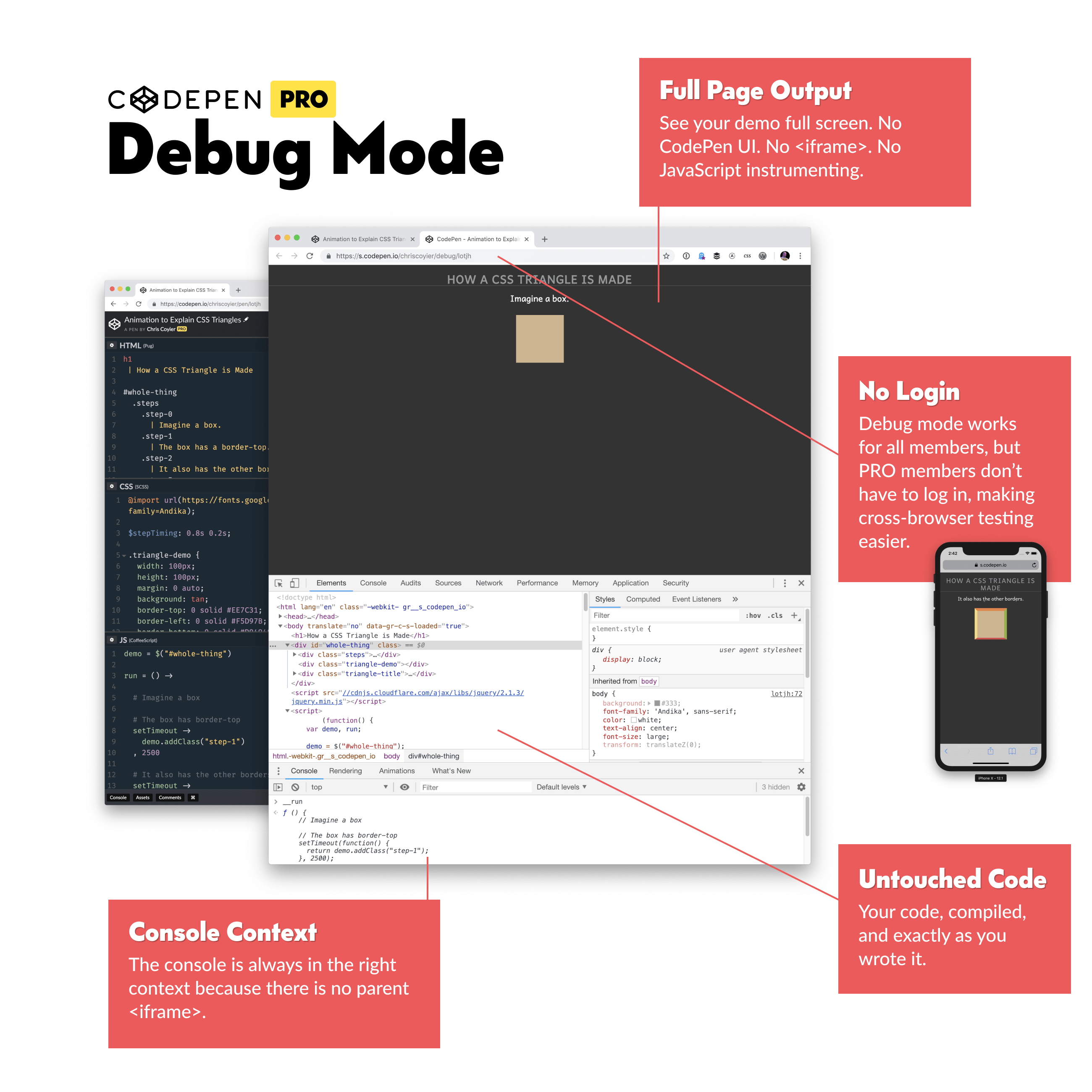 Debug View - CodePen Blog