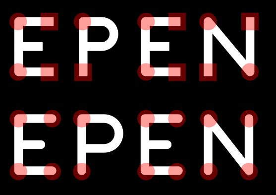 CodePen Logo Linecaps