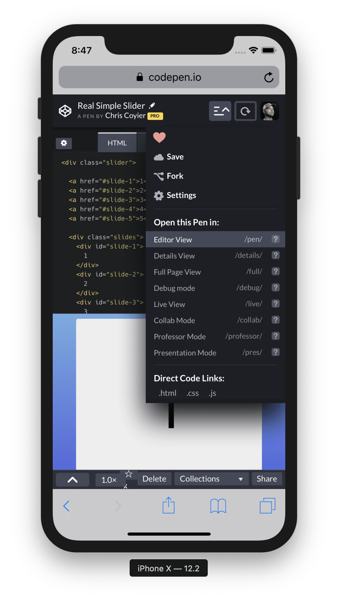 Editor View Button Codepen The New Responsive Pen Editor - CodePen Blog