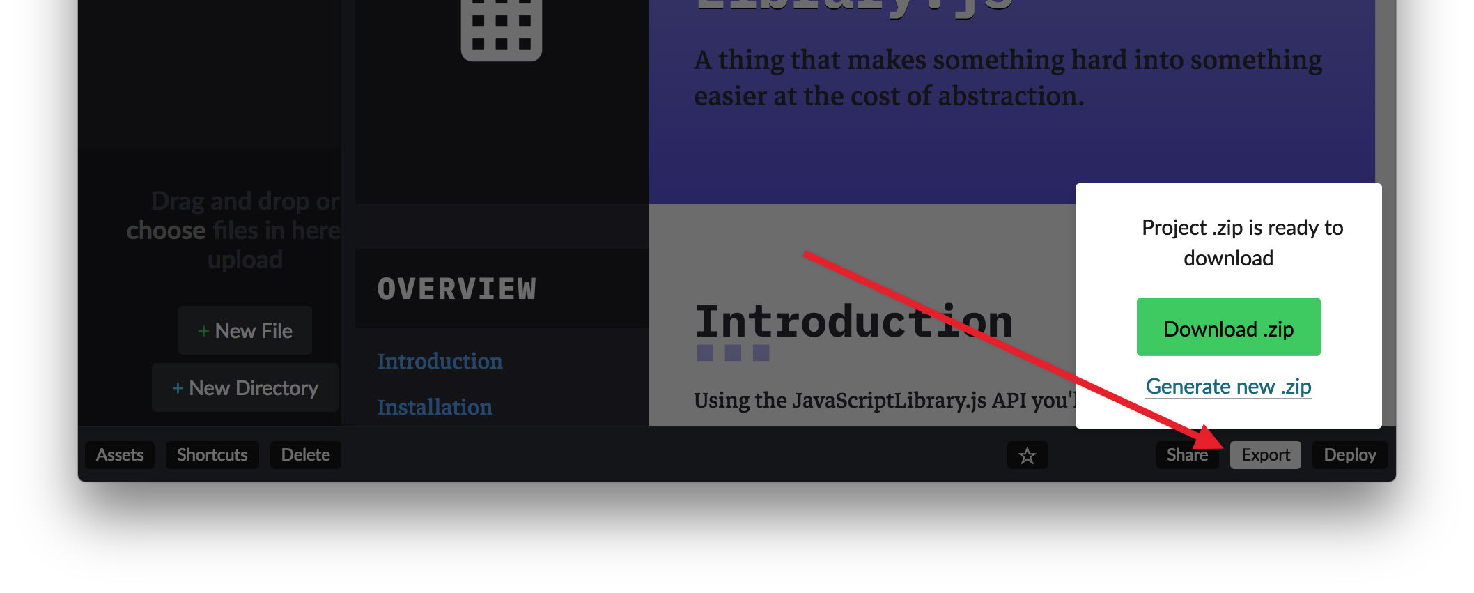 A Free Template for JavaScript Library Homepages - CodePen Blog