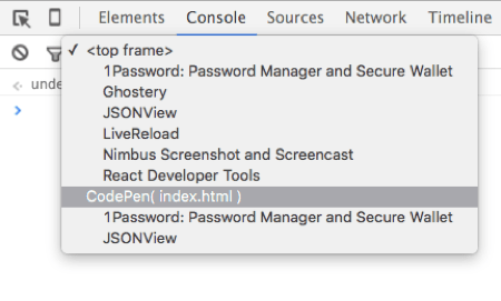 New Feature: A JavaScript Console! - CodePen Blog