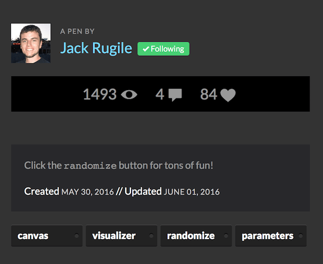 Pens tagged 'rickroll' on CodePen