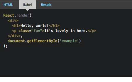 JSX Properly Highlighted - CodePen Blog