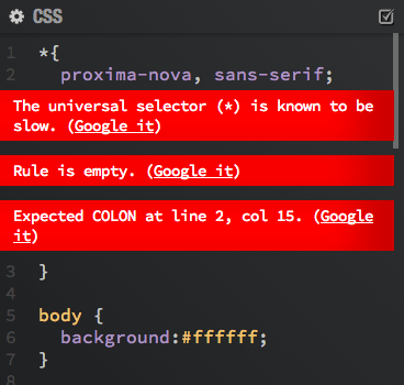 css-errors