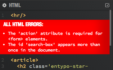 html-errors