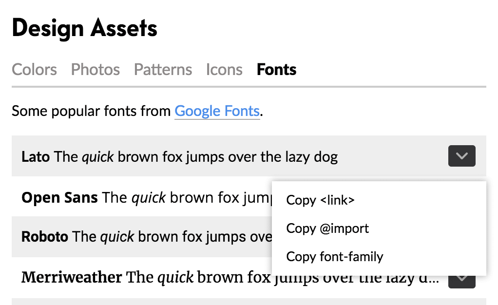 Design Assets Now in Projects - CodePen Blog