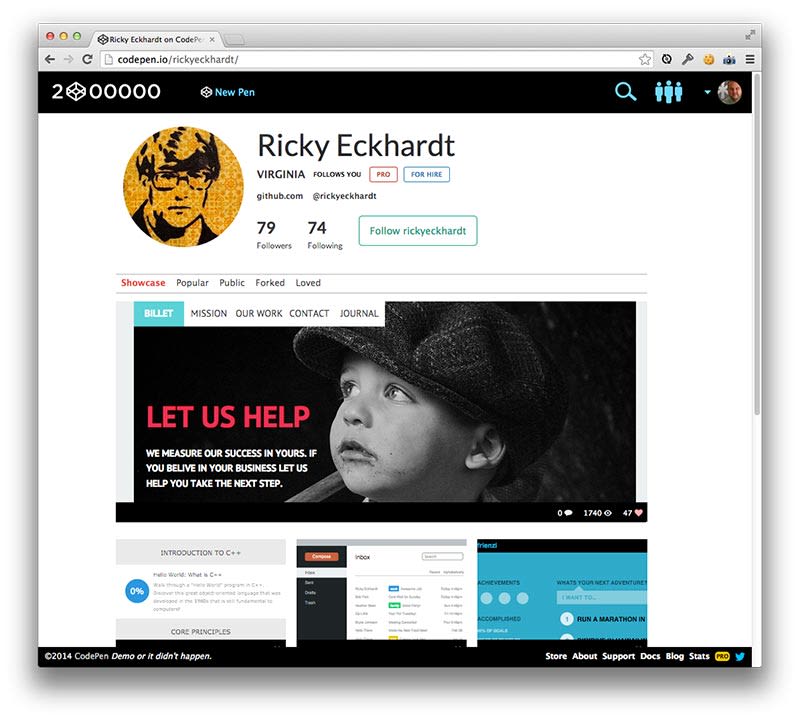Custom Profiles - CodePen Blog
