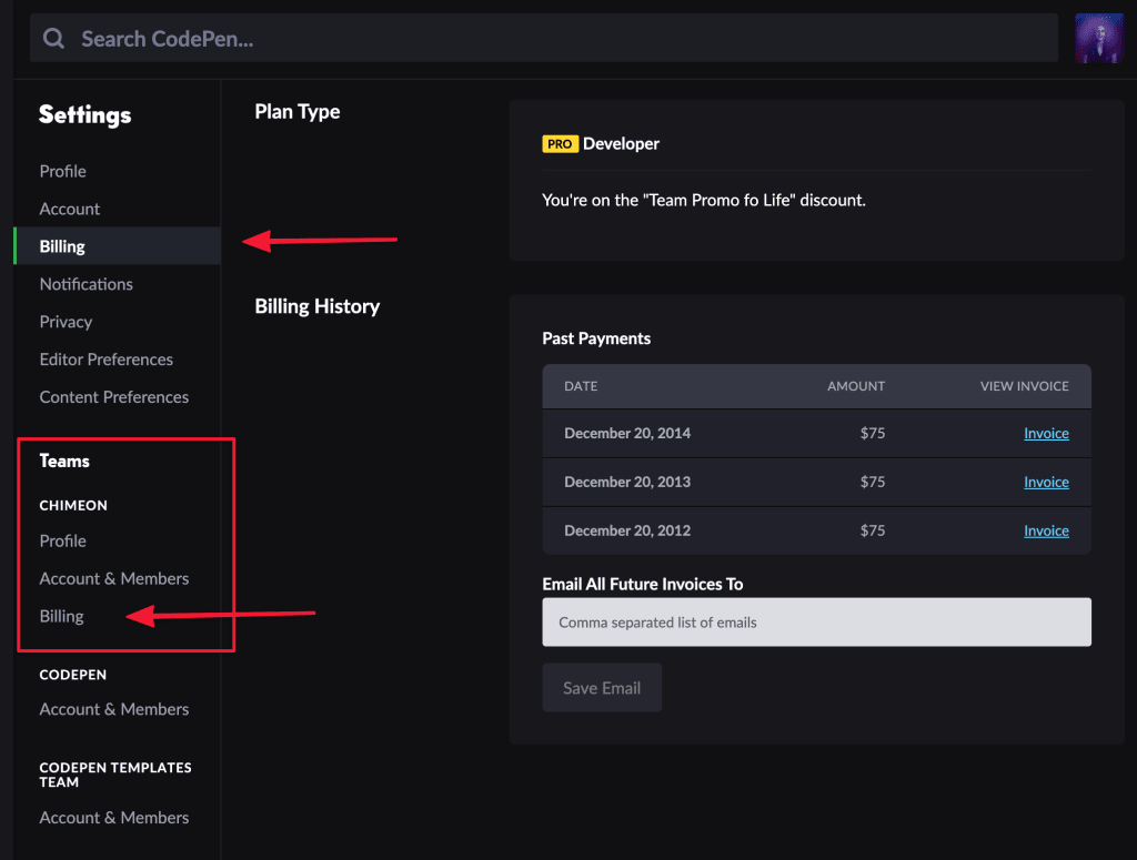 Settings: Redesigned! - CodePen Blog