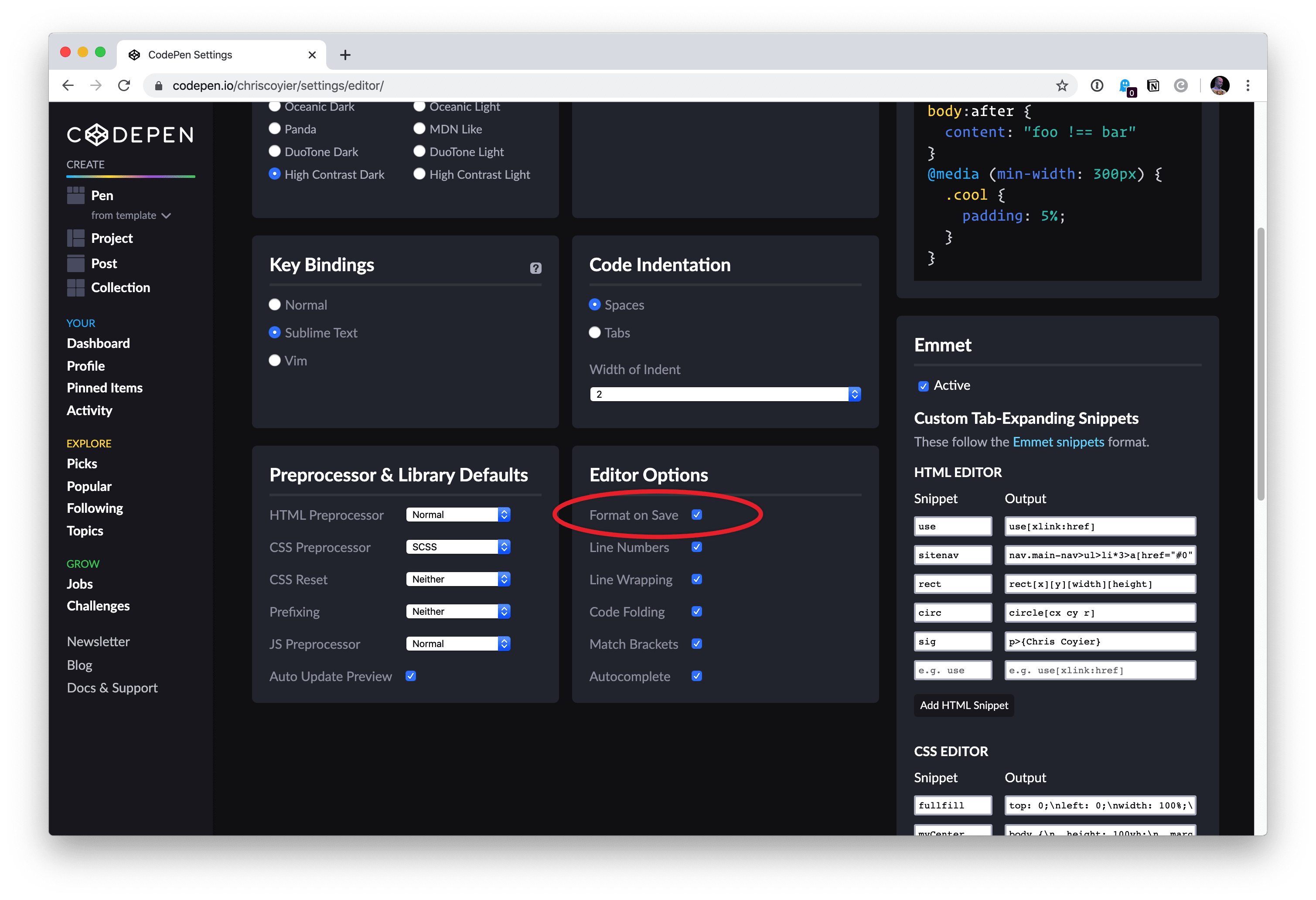 general settings tab intel extreme utility