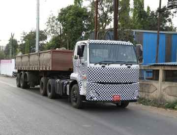 Scoop - 49 Ton Tractor from Eicher Trucks & Buses caught testing
