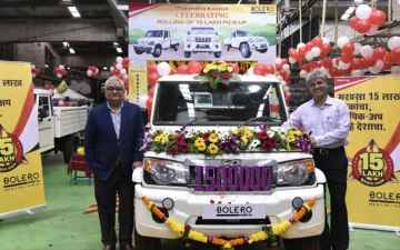 Mahindra Rolls Out 15th Lakh Bolero Pickup
