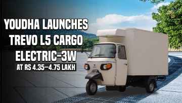 Youdha Launches Trevo L5 Cargo E-3W at Rs 4.35–4.75 Lakh