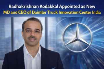 Radhakrishnan Kodakkal Appointed as New MD and CEO of Daimler Truck Innovation Center India