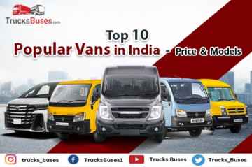 Top 10 Vans in India - Price & Seating Capacity