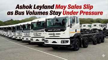 Ashok Leyland May Sales Slip as Bus Volumes Stay Under Pressure