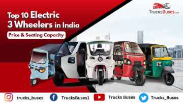 Top 10 Electric 3 Wheelers in India - Price & Seating Capacity
