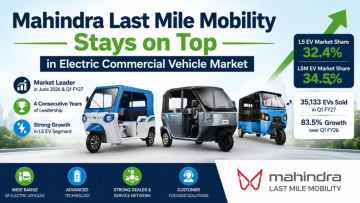 Mahindra Last Mile Mobility Stays on Top in Electric Commercial Vehicle Market