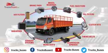 15 Truck Spare Parts in India - Know Complete Details
