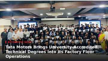 Tata Motors Brings University-Accredited Technical Degrees Into Its Factory Floor Operations