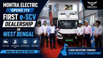 Montra Electric Opens Its First e-SCV Dealership in West Bengal
