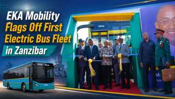 EKA Mobility Flags Off First Electric Bus Fleet in Zanzibar