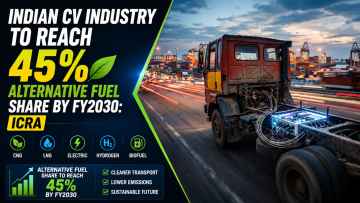 Indian CV Industry to Reach 45% Alternative Fuel Share by FY2030: ICRA
