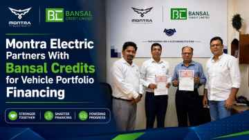 Montra Electric Partners With Bansal Credits for Vehicle Portfolio Financing