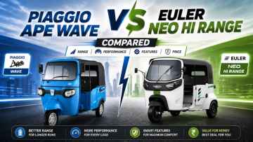Piaggio Ape Wave vs Euler Neo Hi Range Compared