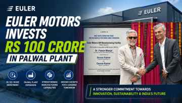 Euler Motors Invests Rs 100 Crore In Palwal Plant