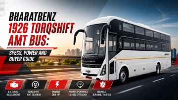 BharatBenz 1926 Torqshift AMT Bus: Specs, Power And Buyer Guide
