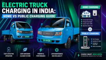 Electric Truck Charging In India: Home Vs Public Charging Guide