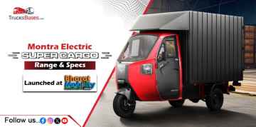 Montra Electric Super Cargo: Specs and Range Unveiled at Bharat Mobility Expo 2025
