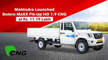 Mahindra Has Launched Bolero MaXX Pik-Up HD 1.9 CNG at Rs. 11.19 Lakh