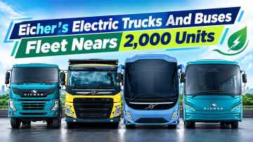 Eicher's Electric Trucks And Buses Fleet Nears 2,000 Units