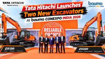 Tata Hitachi Launches Two New Excavators At bauma CONEXPO INDIA 2026