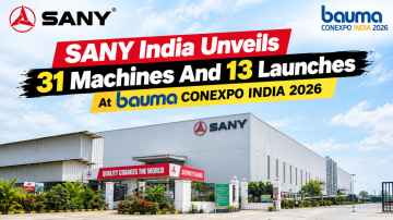 SANY India Unveils 31 Machines And 13 Launches At bauma CONEXPO INDIA 2026