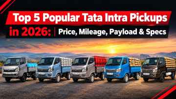 Top 5 Popular Tata Intra Pickups in 2026: Price, Mileage, Payload & Specs