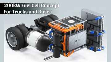 200kW Fuel Cell Concept For Trucks and Buses