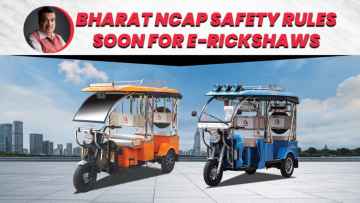 Bharat NCAP Safety Rules Soon for E-Rickshaws