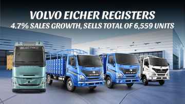 Volvo Eicher Registers 4.7% Sales Growth, Sells Total of 6,559 Units